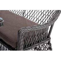  "Катания" обеденная группа плетеная на 6 персон, цвет графит, фото 31 