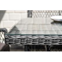  "Латте" плетеный стол из искусственного ротанга 160х90см, цвет графит, фото 6 