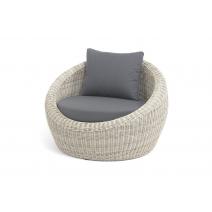  "Барселона" кресло из искусственного ротанга, цвет бежевый, фото 1 