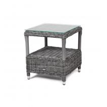  "Форио" столик кофейный из искусственного ротанга, цвет графит, фото 1 