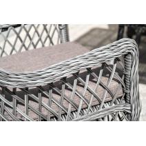  "Катания" обеденная группа плетеная на 4 персоны, цвет графит, фото 6 