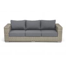  "Боно" диван из искусственного ротанга трехместный, цвет бежевый, фото 2 