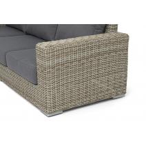  "Боно" диван из искусственного ротанга трехместный, цвет бежевый, фото 4 