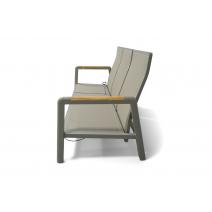  "Бари" диван 3-местный, каркас алюминий, цвет светло-серый, фото 5 