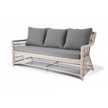  "Гранд Латте" диван трехместный из искусственного ротанга, цвет бежевый, фото 1 