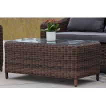  "Кон Панна" столик журнальный из искусственного ротанга, цвет коричневый, фото 5 