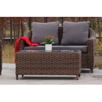  "Кон Панна" столик журнальный из искусственного ротанга, цвет коричневый, фото 8 