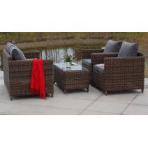  "Кон Панна" столик журнальный из искусственного ротанга, цвет коричневый, фото 9 