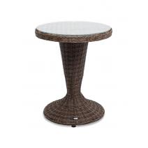  "Леванте" стол круглый из искусственного ротанга, цвет коричневый, фото 1 