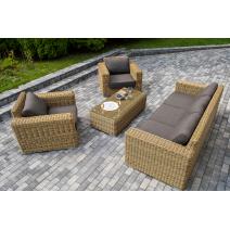  "Боно" лаунж-зона из искусственного ротанга, цвет соломенный, фото 15 