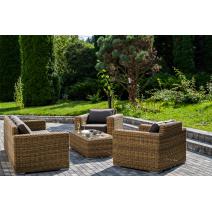  "Боно" лаунж-зона из искусственного ротанга, цвет соломенный, фото 18 