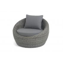  "Барселона" кресло из искусственного ротанга, цвет графит, фото 1 