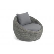  "Барселона" кресло из искусственного ротанга, цвет графит, фото 2 