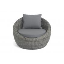  "Барселона" кресло из искусственного ротанга, цвет графит, фото 3 