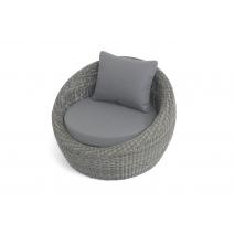  "Барселона" кресло из искусственного ротанга, цвет графит, фото 4 