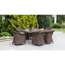  "Эспрессо" обеденная группа плетеная, цвет коричневый, фото 1 