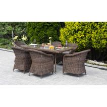  "Эспрессо" обеденная группа плетеная, цвет коричневый, фото 2 