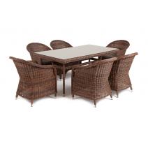  "Эспрессо" обеденная группа плетеная, цвет коричневый, фото 3 