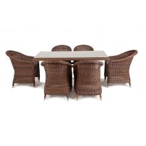  "Эспрессо" обеденная группа плетеная, цвет коричневый, фото 4 