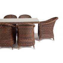  "Эспрессо" обеденная группа плетеная, цвет коричневый, фото 5 