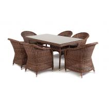  "Эспрессо" обеденная группа плетеная, цвет коричневый, фото 6 