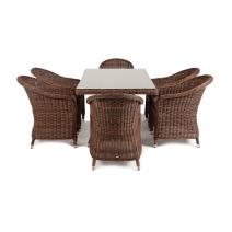  "Эспрессо" обеденная группа плетеная, цвет коричневый, фото 7 