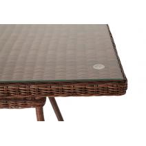  "Латте" плетеный стол из искусственного ротанга 160х90см, цвет коричневый, фото 5 