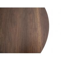  "Диего" обеденный стол из HPL круглый Ø100см, цвет "дуб", каркас белый, фото 3 