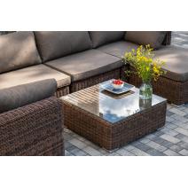  "Лунго" трансформирующаяся лаунж-зона из искусственного ротанга, цвет коричневый, фото 16 