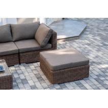  "Лунго" трансформирующаяся лаунж-зона из искусственного ротанга, цвет коричневый, фото 17 