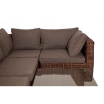  "Лунго" трансформирующаяся лаунж-зона из искусственного ротанга, цвет коричневый, фото 22 