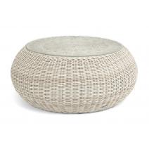  "Барселона" журнальный столик из искусственного ротанга, цвет бежевый, фото 1 