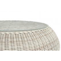  "Барселона" журнальный столик из искусственного ротанга, цвет бежевый, фото 4 