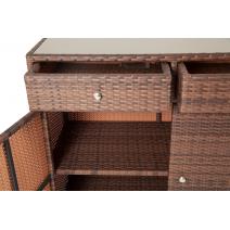  "Мальта" тумба плетеная из искусственного ротанга, цвет коричневый, фото 8 