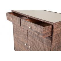  "Мальта" тумба плетеная из искусственного ротанга, цвет коричневый, фото 9 