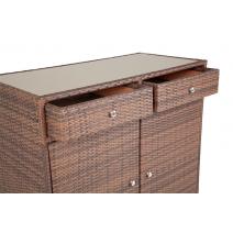  "Мальта" тумба плетеная из искусственного ротанга, цвет коричневый, фото 13 