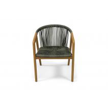  "Будапешт" стул из искусственного ротанга, цвет темно-серый, фото 2 