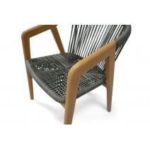  "Будапешт" стул из искусственного ротанга, цвет темно-серый, фото 5 