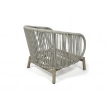  "Прато" кресло из искусственного ротанга, цвет светло-серый, каркас под дерево (холодно-бежевый), фото 7 