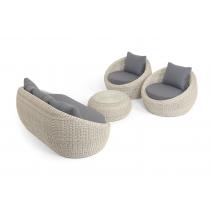  "Барселона" лаунж-зона из искусственного ротанга, цвет бежевый, фото 6 