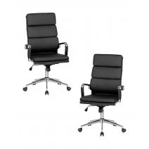  Набор 2 шт Офисное кресло для руководителей DOBRIN ARNOLD, чёрный, фото 1 