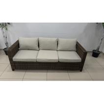  Диван KARL 3-х местный в коричневом цвете, фото 1 