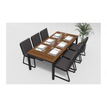  Белла 200 антрацит, алюминий / тик, фото 2 