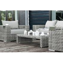  "Тито" лаунж-зона из искусственного ротанга, цвет серый (К), фото 6 