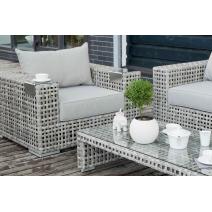  "Тито" лаунж-зона из искусственного ротанга, цвет серый (К), фото 9 