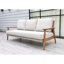  "Копенгаген" лаунж-зона 5-местная плетеная из роупа, каркас тик, цвет бежевый (К), фото 3 