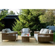  "Мальдивы" лаунж-зона из искусственного ротанга, цвет соломенный (К), фото 11 