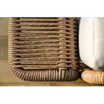  "Мальдивы" лаунж-зона из искусственного ротанга, цвет соломенный (К), фото 21 