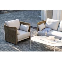  "Аликанте" лаунж-зона из искусственного ротанга, цвет соломенный (К), фото 4 