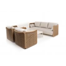  "Аликанте" лаунж-зона из искусственного ротанга, цвет соломенный (К), фото 16 
